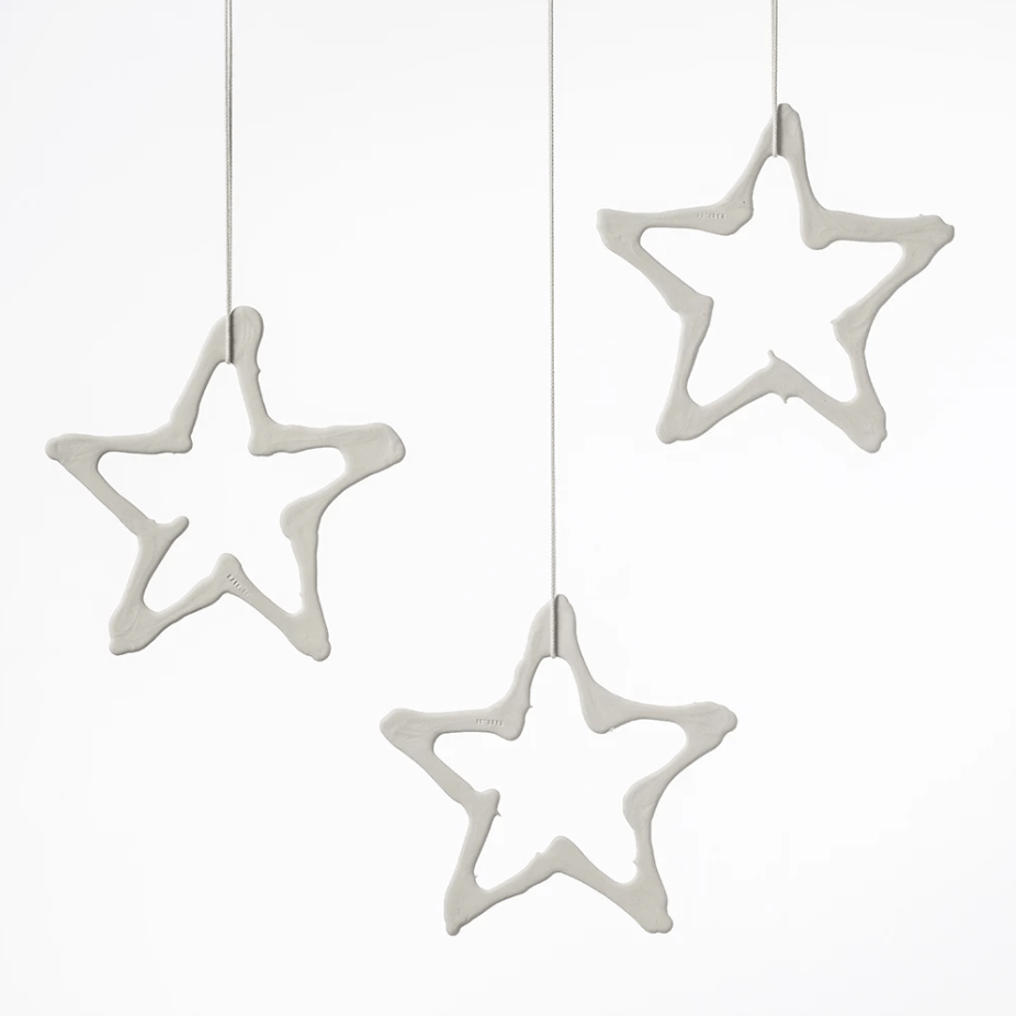 Lars Rank - Stórar hvítar stjörnur - 3 stk