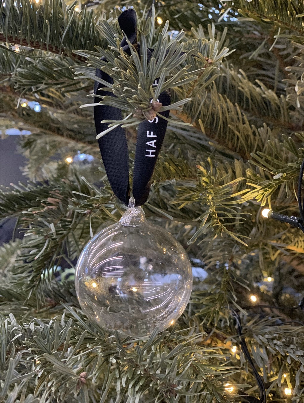 Jóla glerkúla - 6,5cm