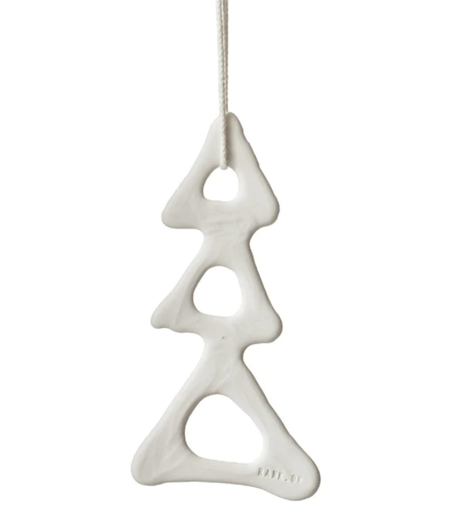 Lars Rank - Hvít jólatré - 5 stk